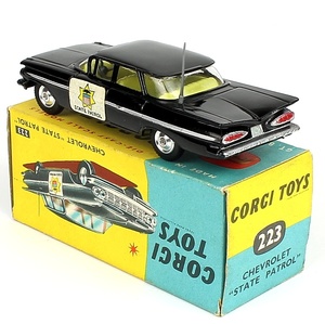 Corgi Toys 223:- Chevrolet State Patrol 1959-65