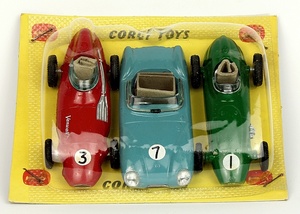 Corgi boîte box repro gift set 5 british racing cars 