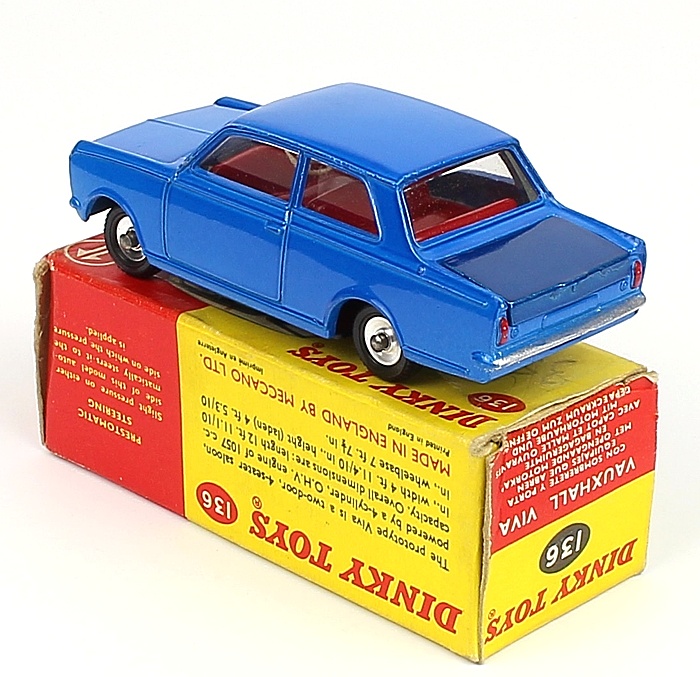 Dinky Toys GB 136 - Vauxhall Viva Bleue échelle 1:43 - Très Bon état, Sans Boîte
