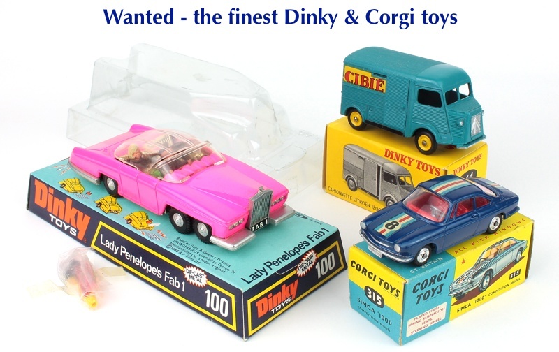 corgi and dinky cars for sale