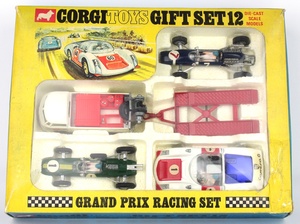 Corgi Toys Gift Set 12 Grand Prix Racing Set empty Reproduction Foam Tray Insert 