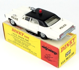 Dinky Toys 251 Pontiac Parisienne Police Car Bullet Wing Mirrors Pair 