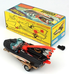 Corgi Toys  107 Batboat Windscreen Clear Tint Batman & Robin