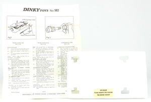 Dinky 102 joe's car x624