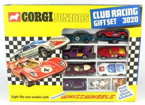 Corgi juniors gift set 3020 club racing x77