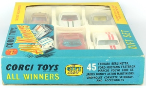 Corgi gift set 45 all winners x906