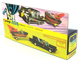 Corgi gift set 3 batmobile batboat x3101