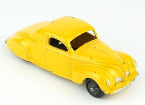 Dinky 39c lincoln zephyr yellow x336