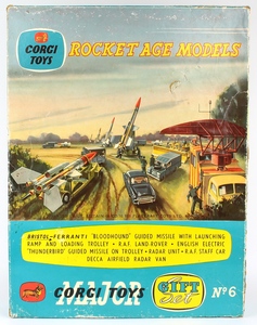 Corgi gift set 6 rocket age x342
