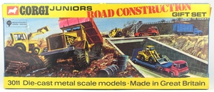Corgi juniors gift set 3011 road construction x3951
