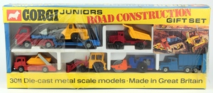 Corgi juniors gift set 3011 road construction x395