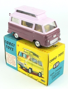 Corgi 420 ford thames caravan x409