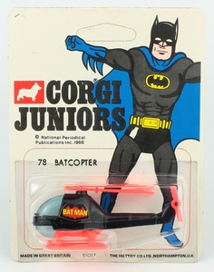 Corgi junors 78 batcopter x448
