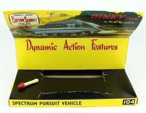 Dinky 104 specturm pursuit vehicle x4534