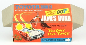 Corgi 336 james bond toyota x5034