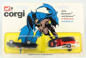 Corgi 2519 batmobile batboat x581
