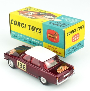 Corgi 322 rover monte carlo x5991