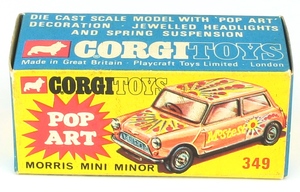 Corgi 349 pop art mini mostest x6862