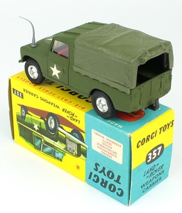 Corgi 357 landrover weapons carrier x6881