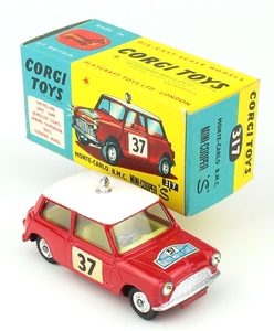 Corgi 317 monte carlo mini cooper s x787