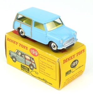 Dinky 199 austin seven countryman blue x783