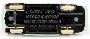 French dinky 24s simca 8 sport trade box x7894