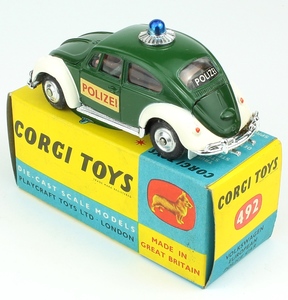 Corgi 492 vw police x9061