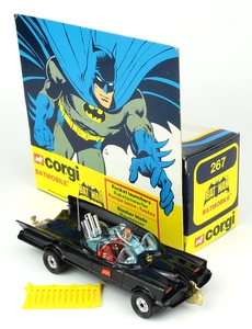 Corgi 267 Rare Batmobile decals as used on the later models 