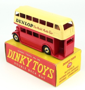 Dinky 290 'Dunlop' Double Deck Bus Empty Repro Box Only 