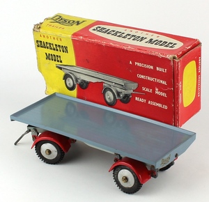 Shackleton foden platform lorry trailer x9563