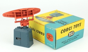 Corgi 353 decca airfield control radar scanner x9901