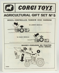 Corgi gift set 5 agricultural x9926