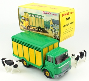 French dinky 577 berliet livestock truck yy32