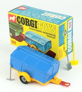 Corgi 109 pennyburn workmen's trailer yy43