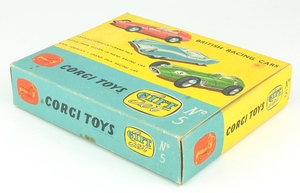 Corgi gift set 5 british racing cars yy534