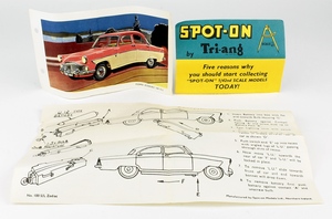 Spot on 100 sl ford zodiac yy1043