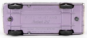 Corgi 320 ford mustang lilac yy1102