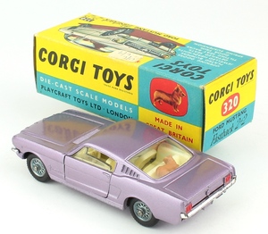 Corgi 320 ford mustang lilac yy1101