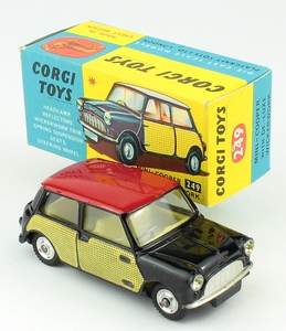 Corgi 249 mini cooper wickerwork yy113