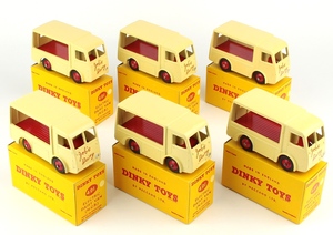 Dinky 491 job's dairy vans trade box yy1532