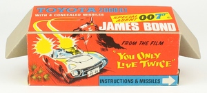 Corgi 336 james bond toyota gold yy1565