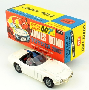 Corgi 336 james bond toyota gold yy156
