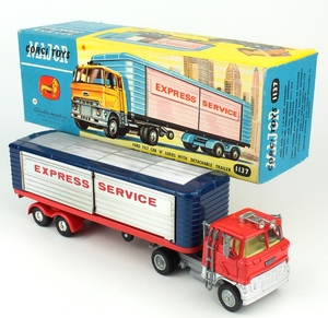 Corgi 1137 express service ford truck trailer yy199