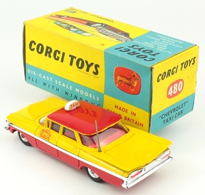 Corgi 480 chevrolet taxi yy2521