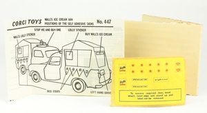 Corgi 447 walls ice cream van yy2873