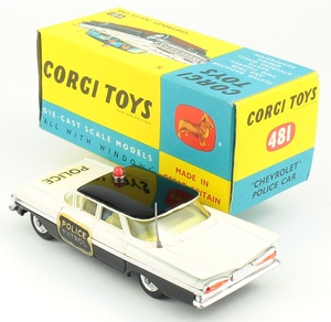 Corgi 481 chevrolet police car yy3011