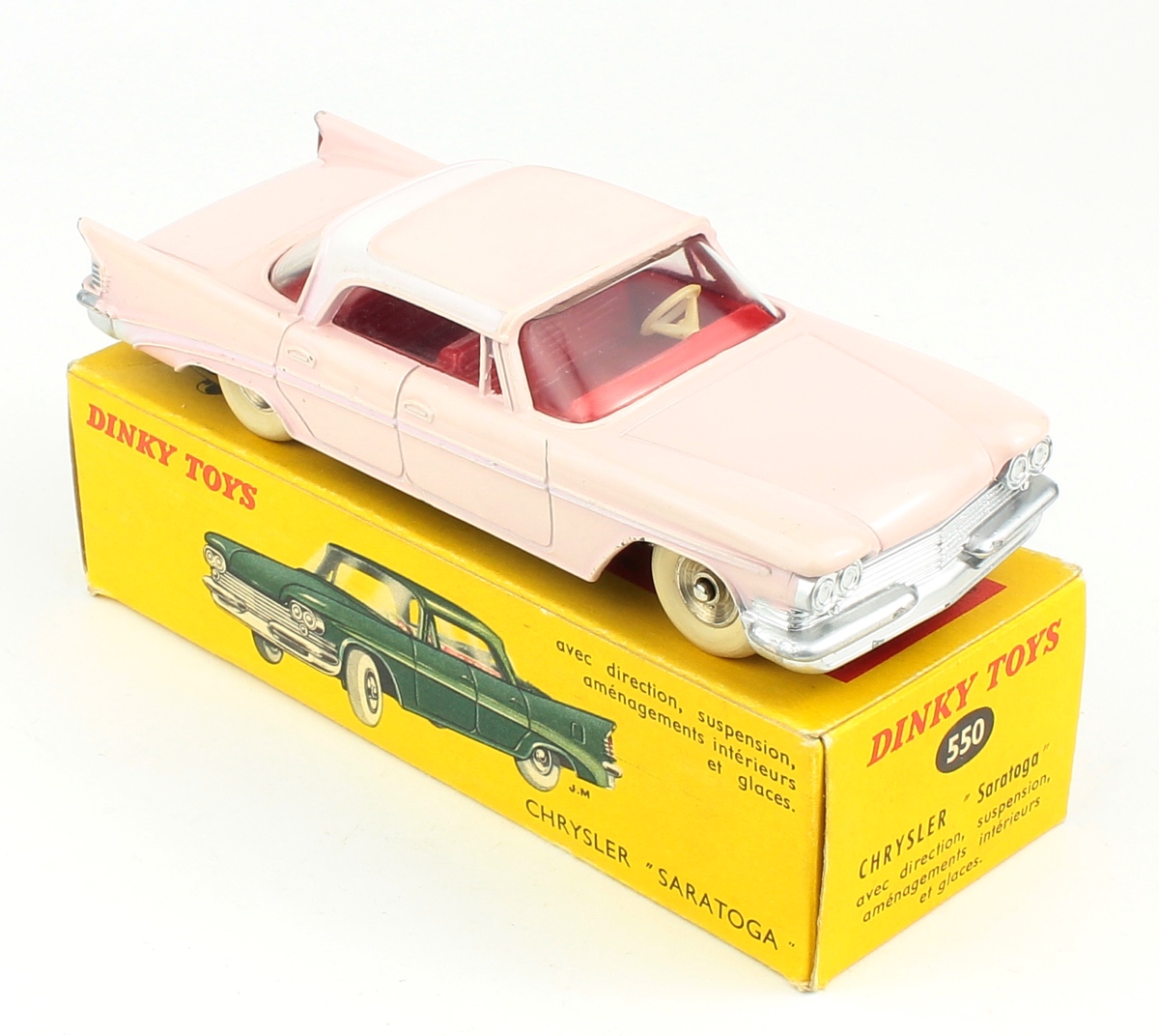 DINKY TOYS N°550 Chrysler SARATOGA Couleur Parme Avec Sa