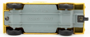 Corgi 406s landrover yellow yy3392
