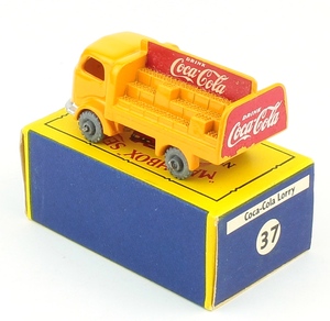 Matchbox no. 37 coca cola lorry yy3441
