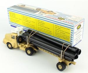 French dinky 893 unic sahara pipe laying truck yy3791